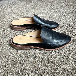 Madewell Women's Black Frances Loafer Mule -  Size 7.5